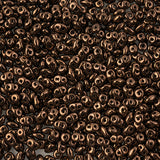 Matubo Czech Superduo Beads Chalk Jet Bronze Luster 22g