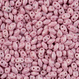 Matubo Czech Miniduo Beads Chalk Lila Luster 13g