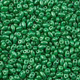 Matubo Czech Miniduo Beads Pearl Shine Light Green 13g