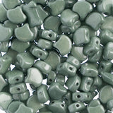 Matubo Czech Ginko Beads Chalk Green Luster 12g