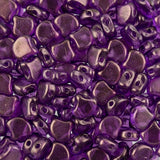 Matubo Czech Ginko Beads Crystal Halo Magenta 12g