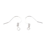 Silver Fish Hook Earrings 10/pk