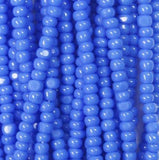 11/0 Czech Charlottes #33040 Opaque Blue 12str/Hank