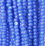 11/0 Czech Charlottes #34040 Opaque Blue Iris 12str/Hank