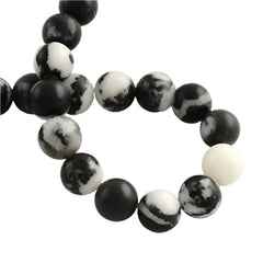 Zebra Jasper Beads 10.5mm Round (Natural) 15-16" Strand