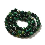 Tiger Eye Green Beads 6mm Round (Natural/Dyed) 15-16" Strand