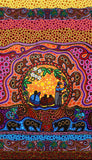 Cotton Fabric Family Circle #39004 Multi - 24" Panel
