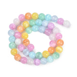 Selenite Pastel Mixed Beads 8.5mm Round Grade AB (Natural/Dyed) 15-16" Strand
