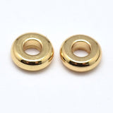 Metal Flat Round Spacers 4mm Gold 25/pk