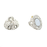 9mm Nickel Magnetic Rhinestone Clasp 1/pk
