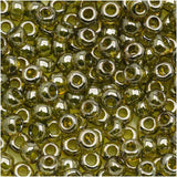 8/0 Toho Seed Beads #457 Gold Luster Green Tea 8-9g Vial