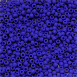 8/0 Toho Seed Beads #48F Frosted Navy Blue 8-9g Vial
