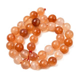 10mm Cornaline (Naturel/Teint) Perles 15-16" Brin