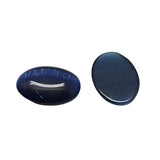Cat Eye Cabochons, Oval 18x13mm Navy Blue 10/pk
