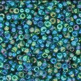 11/0 Czech Charlottes #51710 Tr Blue Zircon Iris 12str/Hank