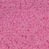 11/0 Miyuki Seed Beads #0518 Ceylon Baby Pink 22g