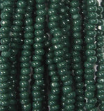 13/0 Czech Charlottes #53270 Opaque Olive Green 12str/Hank