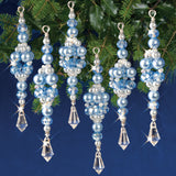 Ornament Kit - Blue Ice Drops - Makes 6