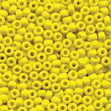 6/0 Miyuki Seed Beads #0404F Opaque Matte Yellow 22g