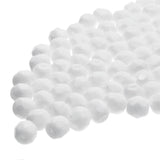 Fire Polished 8mm Round Chalk White 20/Strand