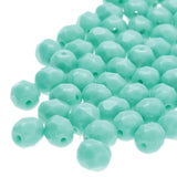 Fire Polished 4mm Round Green Turquoise 40/Strand