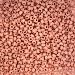 8/0 Czech Seed Beads #137 Rose Terra Dyed 22g