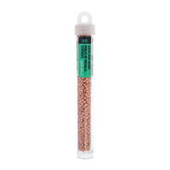 8/0 Czech Seed Beads #137 Rose Terra Dyed 22g