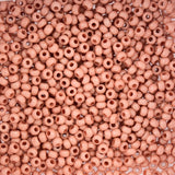 8/0 Czech Seed Beads #137 Rose Terra Dyed 22g