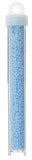 10/0 Czech Seed Beads #029 Opaque Dyed Iris Blue 22g