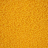 11/0 Czech Seed Beads #43141 Permalux Dark Yellow 23g