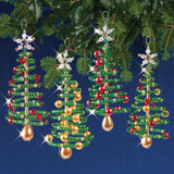 Ornament Kit - Christmas Trees - Makes 4