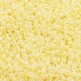 10/0 Czech Seed Beads #1427V Pearl Dyed Yellow 22g