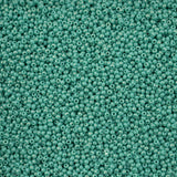 11/0 Czech Seed Beads #39024 Opaque Turquoise AB 23g
