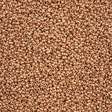 11/0 Czech Seed Beads #43187 Metallic Terra Matte Light Coral Pink 24g