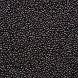 11/0 Czech Seed Beads #43226 Pearl Black Jet Terra 23g