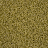 11/0 Czech Seed Beads #43269 Alabaster Mustard Solgel 23g