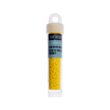 9/0 Czech 3-Cut Seed Beads Opaque Yellow Lemon 13g