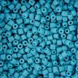 9/0 Czech 3-Cut Seed Beads Opaque Turquoise 13g