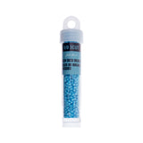 9/0 Czech 3-Cut Seed Beads Opaque Light Blue 13g