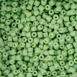 9/0 Czech 3-Cut Seed Beads Opaque Pale Green 13g