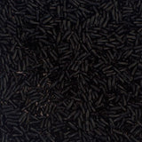 #3 Twisted Czech Bugle Beads Opaque Black 25g Bag