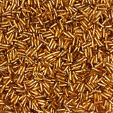 #3 Twisted Czech Bugle Beads Silver Lined Gold 25g Bag