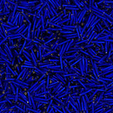 #5 Twisted Czech Bugle Beads Silver Lined Royal Blue 25g Bag