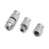 Screw Clasp 12x4mm Nickel 5/pk