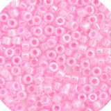 11/0 Delica Bead #0245 Med Crystal Pink Ceylon 50g Bag