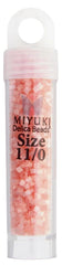 11/0 Delica Bead #0825 Salmon Silk Satin 5.2g