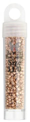 11/0 Delica Bead #1155 Gold Copper Muscat Galvanized Semi-Matte 5.2g