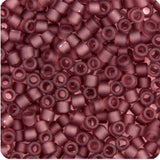 11/0 Delica Bead #1264 Tr Matte Mauve 5.2g