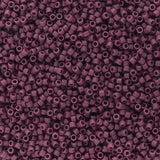 11/0 Delica Bead #2295 Frosted Glazed Mulberry Purple 5.2g