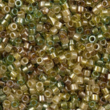 11/0 Delica Bead #0989 Spring Green Fields Lined Mix 5.2g